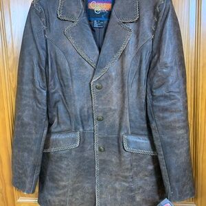 Cripple Creek Brown Leather Jacket
